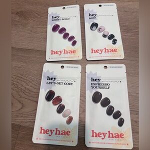 Heyhae Sun-Cured Nail Strips (4 Different Sets)